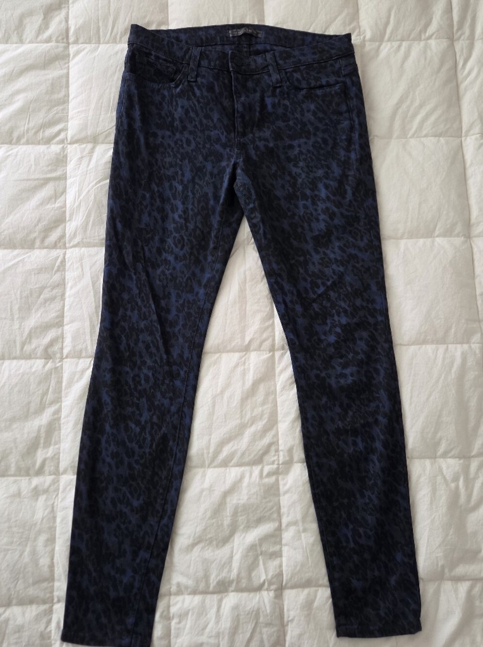 Joe's Jeans The Skinny Midnight Green Patterned Print Jeans Size 29